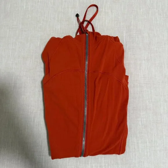 lululemon athletica Hooded Define Jacket Nulu Size 8 in Cayenne - Picture 8 of 9